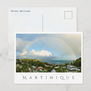 Regenbogen über Tartane, Martinique Reise Postkarte