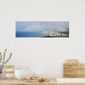 Regenbogen über Waikiki Poster (Küche)