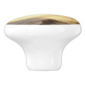 Regenbogen über Yellowstone, Moran 1900 Keramikknauf (Seitenansicht)