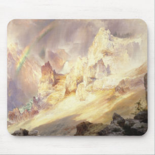 Regenbogen über Yellowstone, Moran 1900 Mousepad