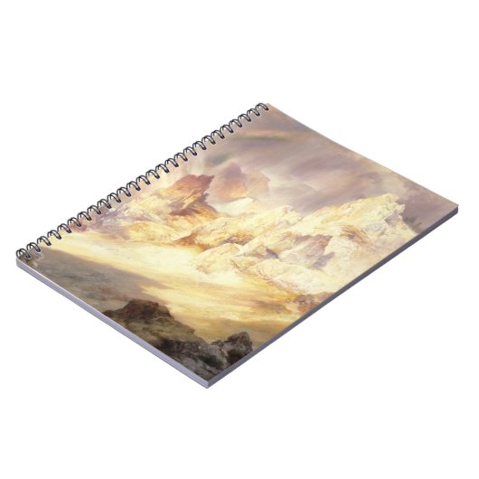 Regenbogen über Yellowstone, Moran 1900 Notizblock (Linke Seite)