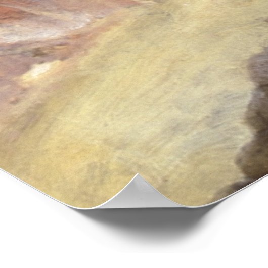 Regenbogen über Yellowstone, Moran 1900 Poster (Ecke)