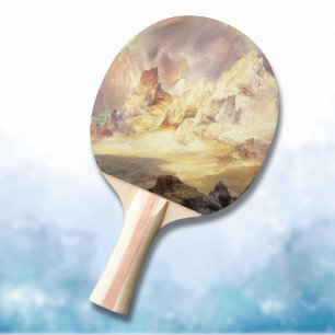Regenbogen über Yellowstone, Moran 1900 Tischtennis Schläger