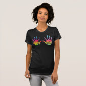 Regenbogen übergibt T - Shirt (Vorne ganz)
