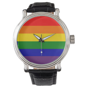 Regenbogen-Uhr Armbanduhr