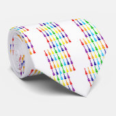 Regenbogen Ukes Krawatte (Gerollt)