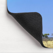 Regenbogen und afrikanischer Baobab-Baum, Adansoni Mousepad (Ecke)