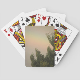 Regenbogen und Bäume spielen Karten Spielkarten