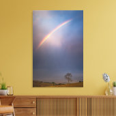 Regenbogen- und Baumlandschaft Leinwanddruck (Insitu (Wohnzimmer))