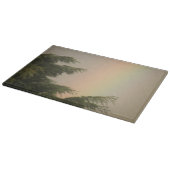 Regenbogen- und Baumschnitt Schneidebrett (Ecke)