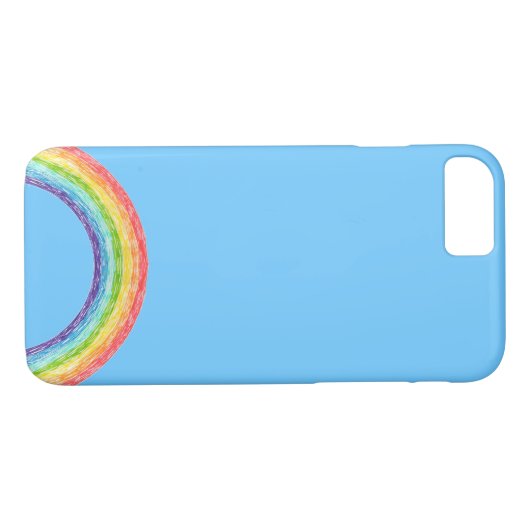 Regenbogen und blauer Himmel Case-Mate iPhone Hülle (Rückseite (Horizontal))