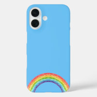 Regenbogen und blauer Himmel