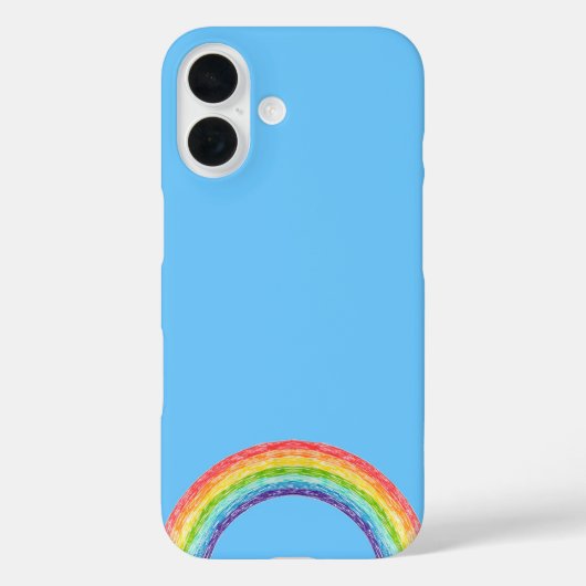 Regenbogen und blauer Himmel Case-Mate iPhone Hülle (Rückseite)