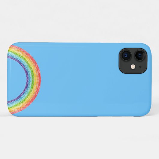 Regenbogen und blauer Himmel Case-Mate iPhone Hülle (Rückseite (Horizontal))