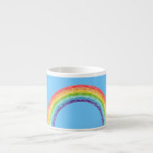 Regenbogen und blauer Himmel Espressotasse (Vorderseite)