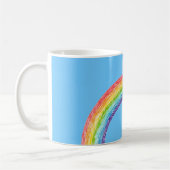Regenbogen und blauer Himmel Kaffeetasse (Links)