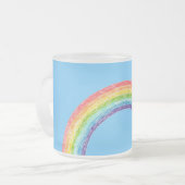 Regenbogen und blauer Himmel Mattglastasse (Vorderseite Links)