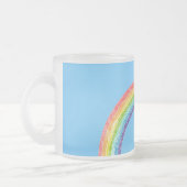 Regenbogen und blauer Himmel Mattglastasse (Links)