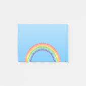 Regenbogen und blauer Himmel Post-it Klebezettel (Vorderseite)