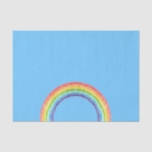 Regenbogen und blauer Himmel Seidenpapier
