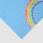 Regenbogen und blauer Himmel Seidenpapier (Ausschnitt)