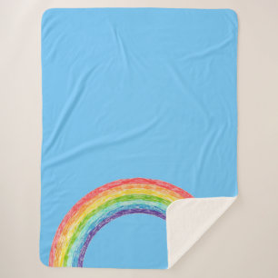 Regenbogen und blauer Himmel Sherpadecke