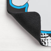 Regenbogen und Einhorn Mousepad (Ecke)