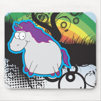 Regenbogen und Einhorn Mousepad