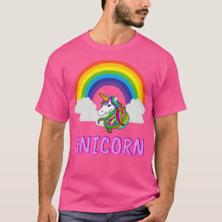 Regenbogen und Einhorn T-Shirt