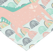 Regenbogen und Einhörner Kurzer Tischläufer (Ecke)