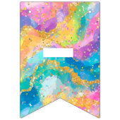 Regenbogen und Gold-Banner Wimpelkette (Erste Fahne)