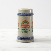 Regenbogen und gute Vibes Tasse (Mittel)