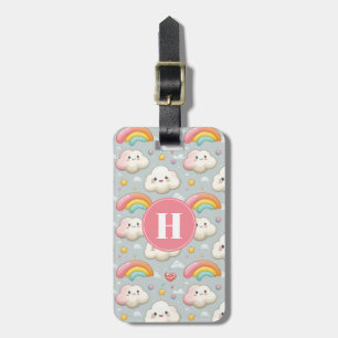 Regenbogen und Herzen Gepäckanhänger