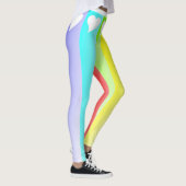Regenbogen und Herzen Leggings (Rechts)