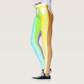 Regenbogen und Herzen Leggings (Links)