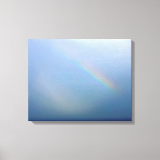 Regenbogen und Meer Leinwanddruck (Vorderseite)