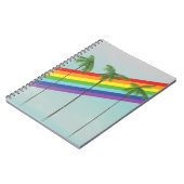 Regenbogen und Palmen Notizblock (Linke Seite)