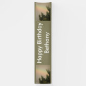 Regenbogen und Personalisierte Bäume Banner (Vertikal)