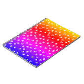 Regenbogen und Pfosten Notizblock (Linke Seite)