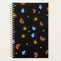 Regenbogen und Regenplaner