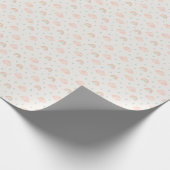 Regenbogen und rosa Wolken Muster Geschenkpapier (Ecke)