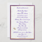 Regenbogen und Schatten der Einladung (Rückseite)