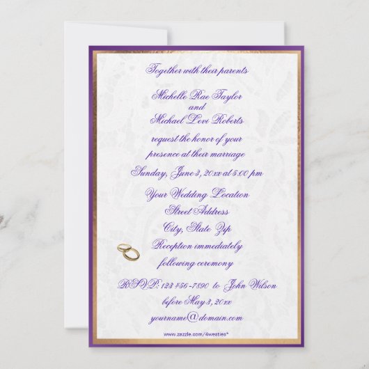 Regenbogen und Schatten der Einladung (Rückseite)