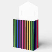 Regenbogen und schwarze Streifen Geschenkschachtel (Geöffnet)