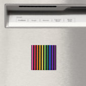 Regenbogen und schwarze Streifen Magnet (In Situ (Geschirrspüler))