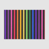 Regenbogen und schwarze Streifen Seidenpapier (Vorderseite)