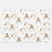 Regenbogen- und Slotmuster Geschenkpapier Set (Vorderseite 3)