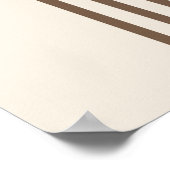 Regenbogen und Sonne, Boho-Abstracte Geometrische Poster (Ecke)