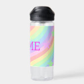 Regenbogen und Sterne Trinkflasche (Rückseite)