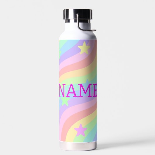 Regenbogen und Sterne Trinkflasche (Links)